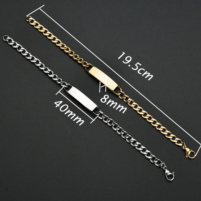 The Figaro Identity Bracelet | Personalised Engraving