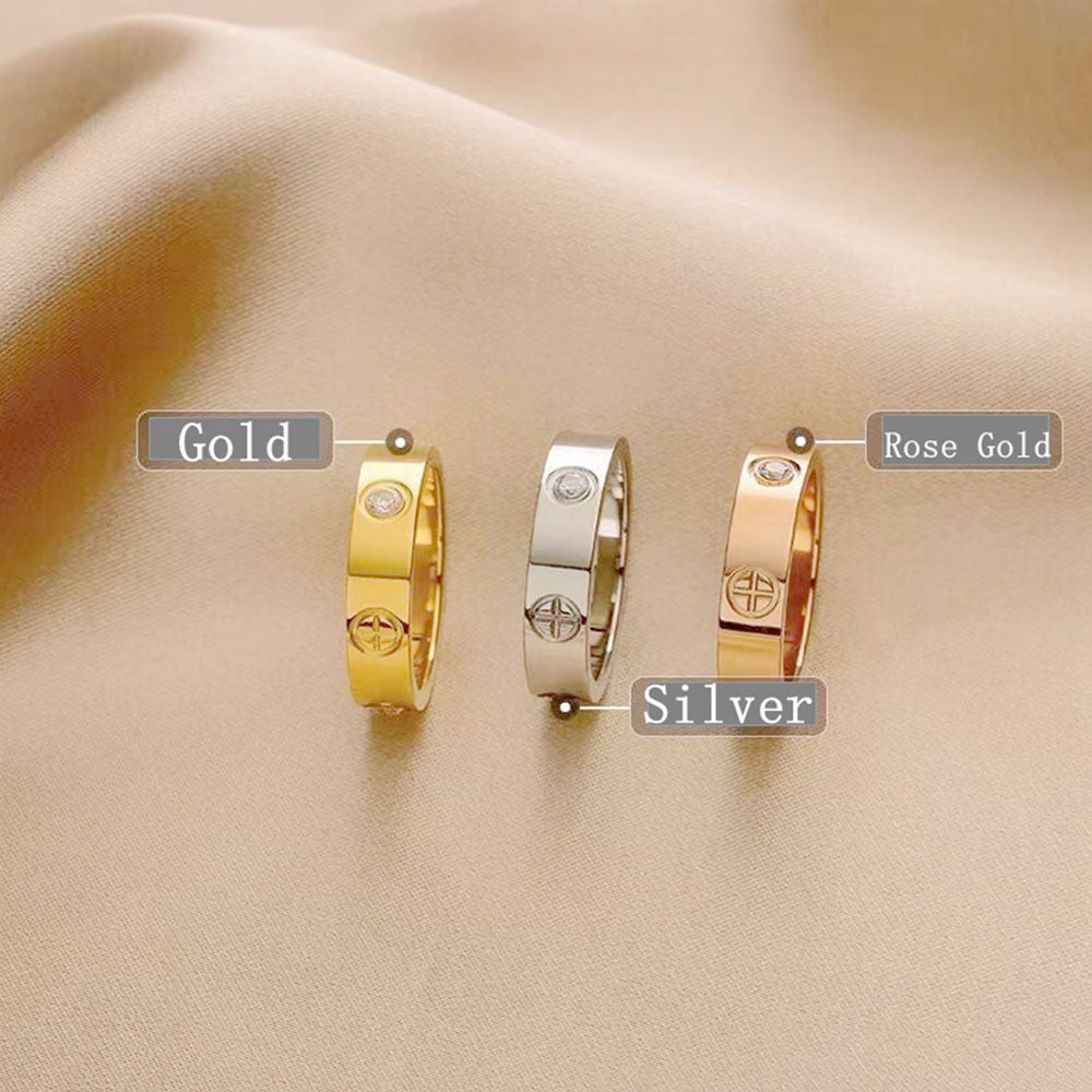 The Crystal Heritage Band | Pave & Screw Motif