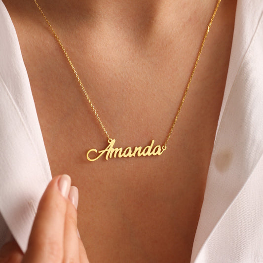 The Signature Name Necklace | Custom Script