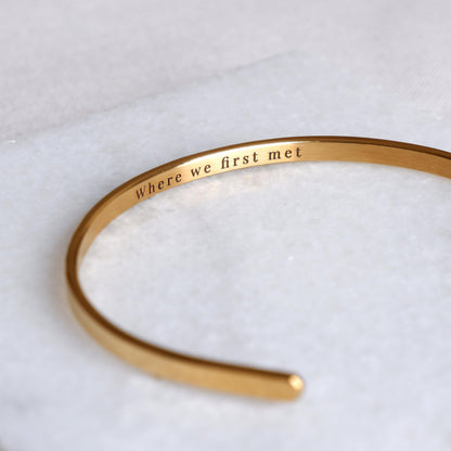 The Slim Cuff | Personalised Edition