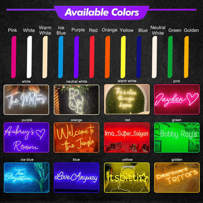 The Bespoke LED Neon Sign | Custom Light Art