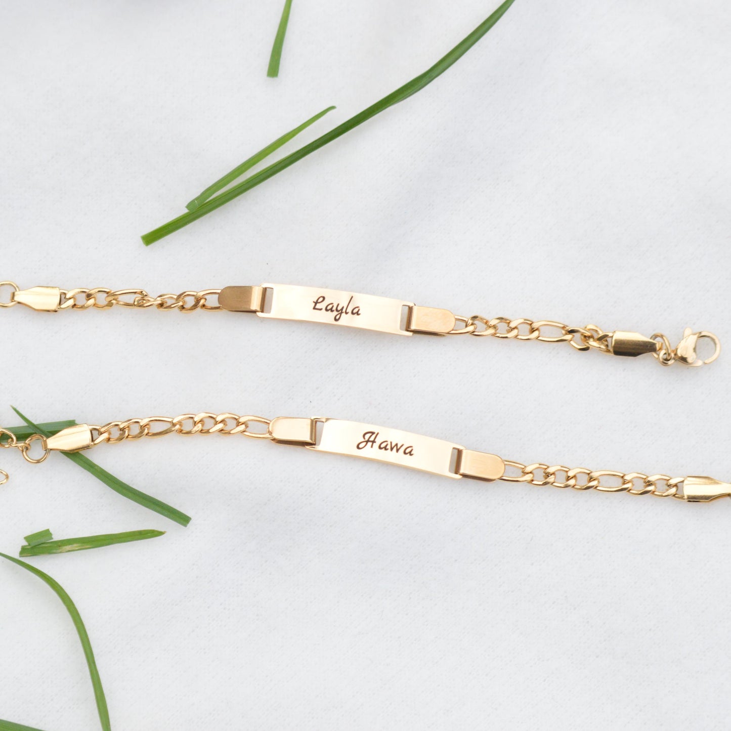 The Infant Heirloom Bracelet | Personalised Figaro Link