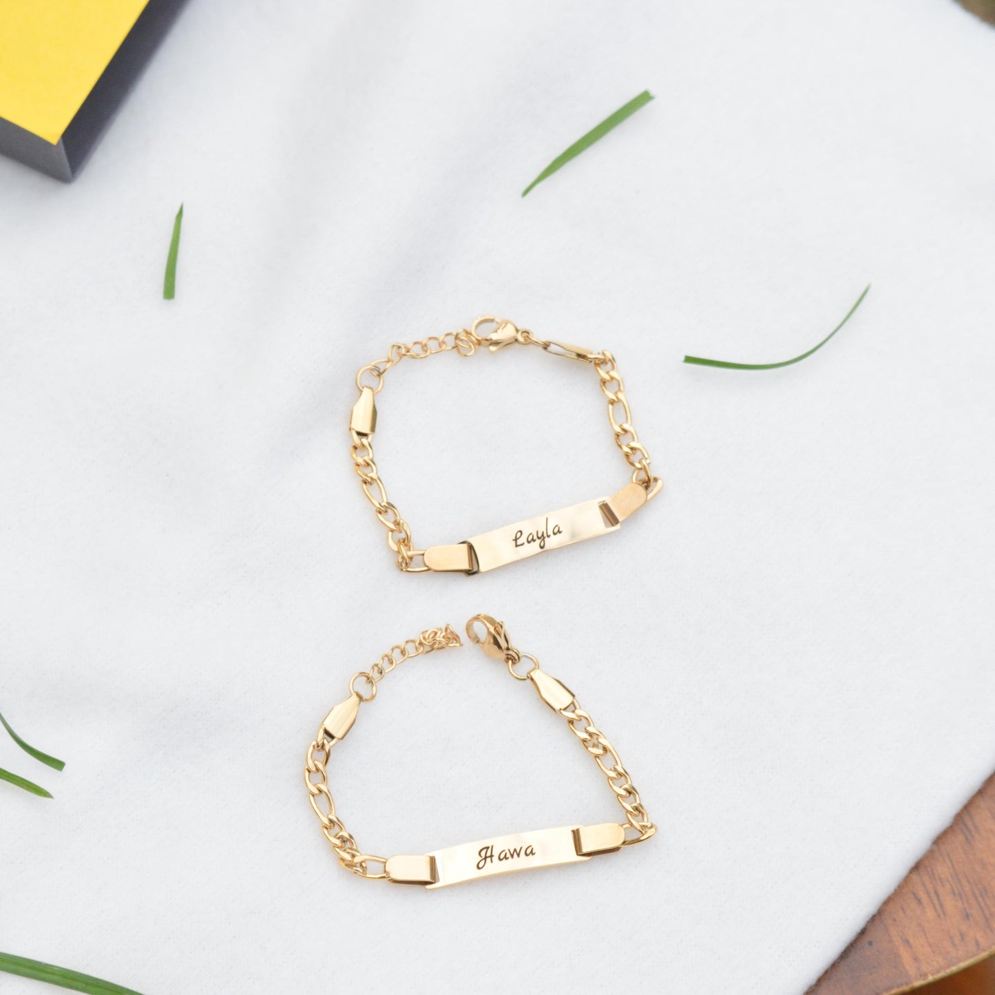 The Infant Heirloom Bracelet | Personalised Figaro Link