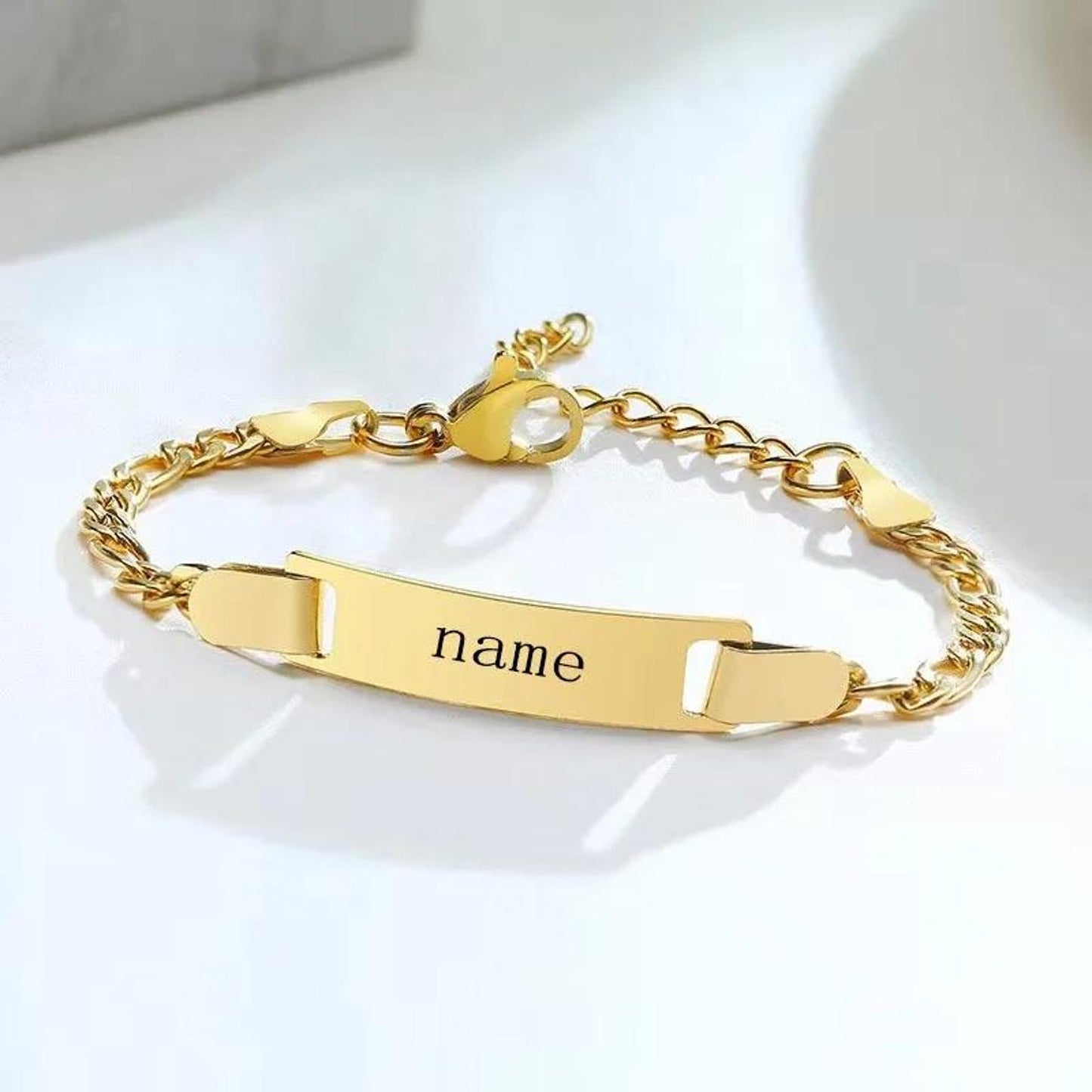 The Infant Heirloom Bracelet | Personalised Figaro Link