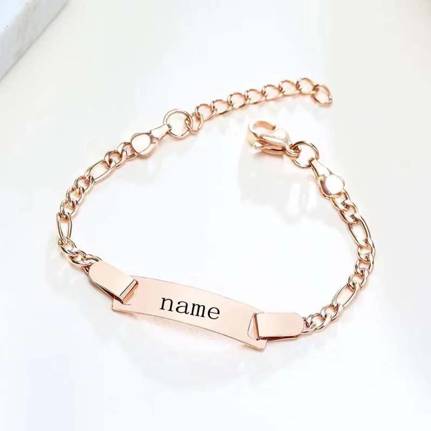 The Infant Heirloom Bracelet | Personalised Figaro Link