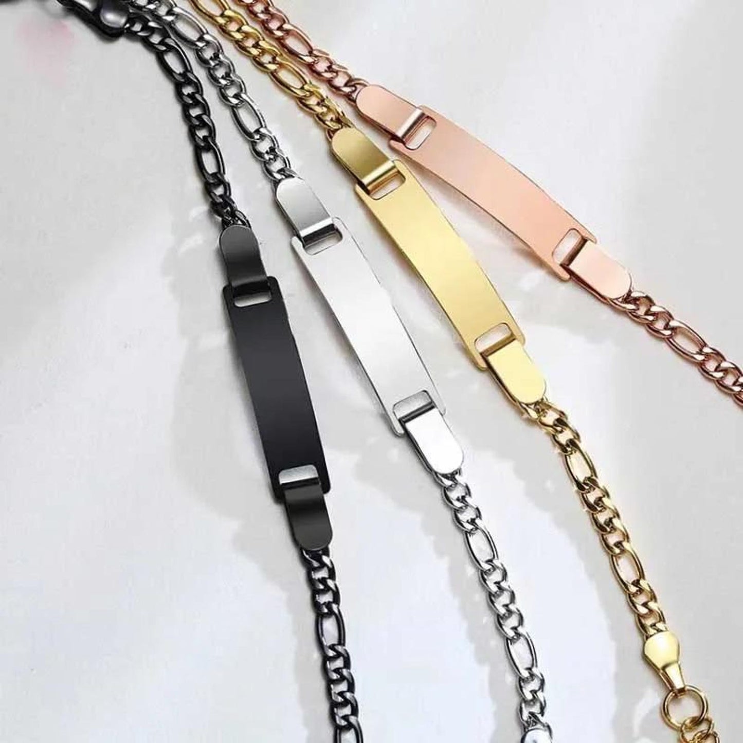 The Infant Heirloom Bracelet | Personalised Figaro Link