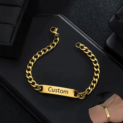 The Figaro Identity Bracelet | Personalised Engraving