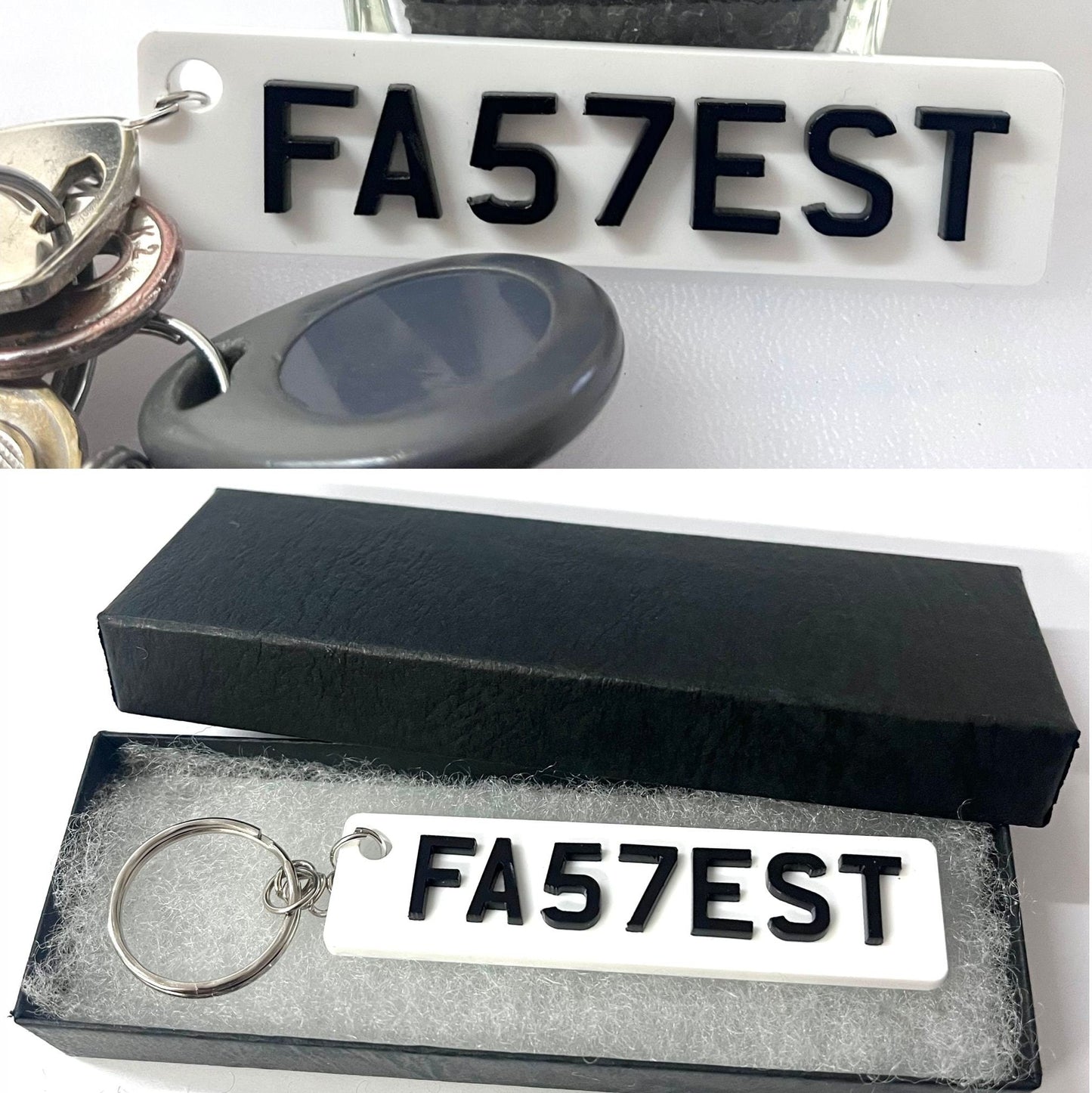 The Bespoke Registration Keyring | Custom Number Plate Accessory