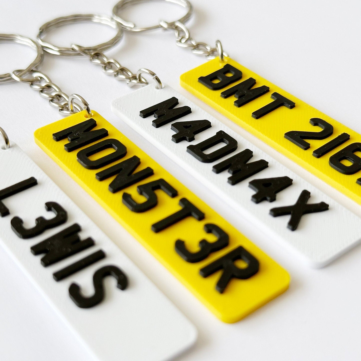 The Bespoke Registration Keyring | Custom Number Plate Accessory