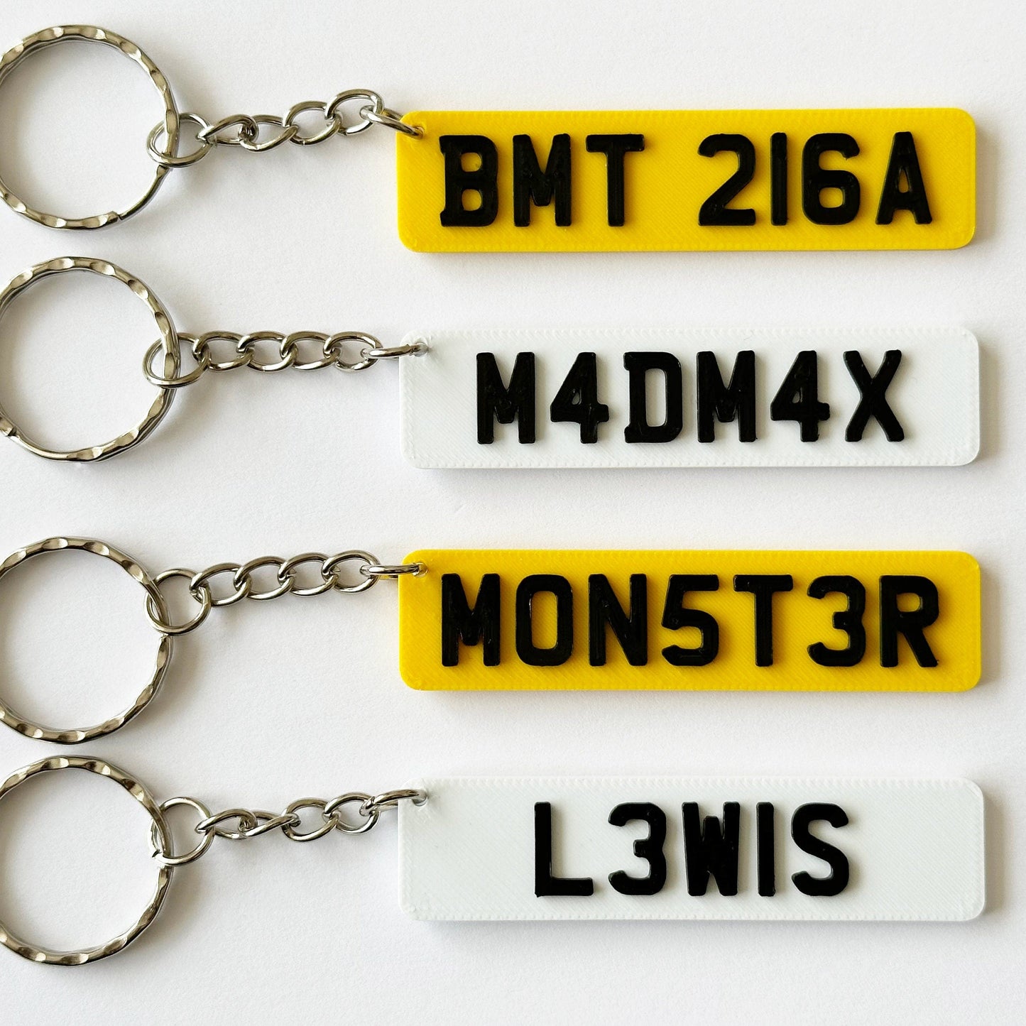 The Bespoke Registration Keyring | Custom Number Plate Accessory