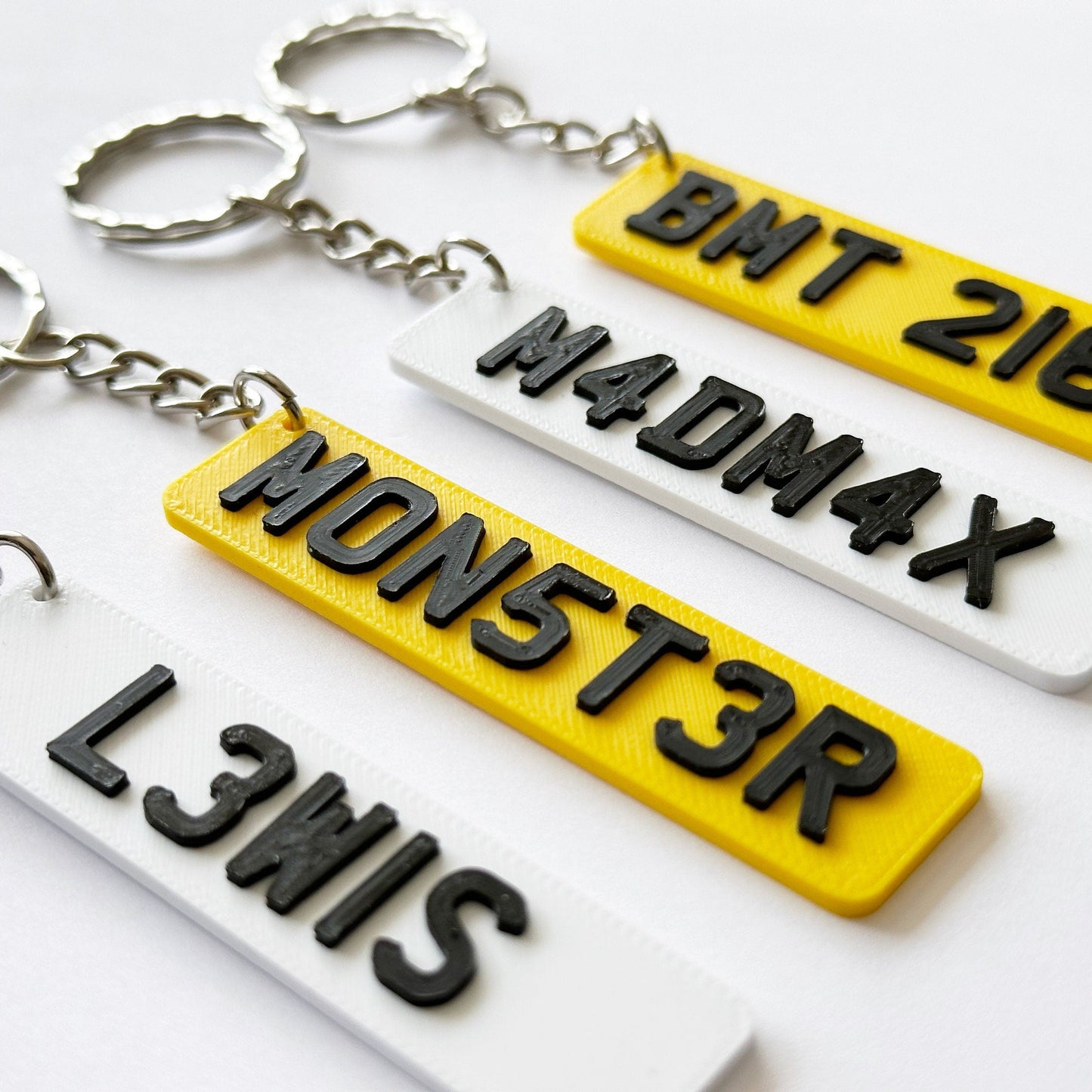 The Bespoke Registration Keyring | Custom Number Plate Accessory