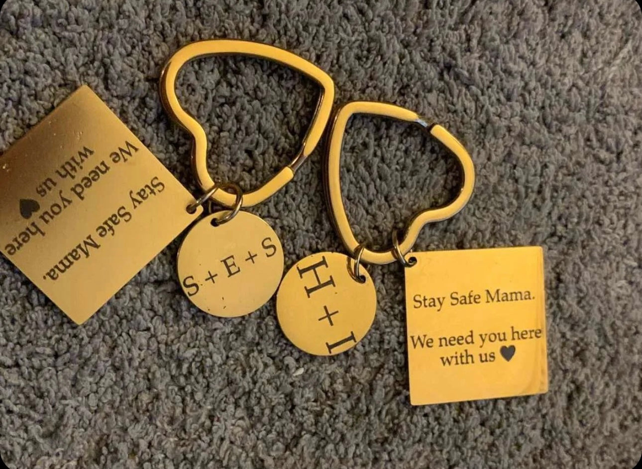 Personalised keyrings!